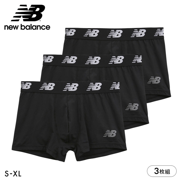 ニューバランス NewBalance プレミアム ボクサーパンツ 3枚組 メンズ アンダーウェア