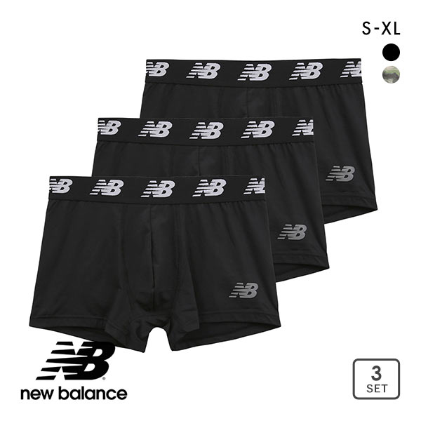 ニューバランス NewBalance プレミアム ボクサーパンツ 3枚組 メンズ アンダーウェア