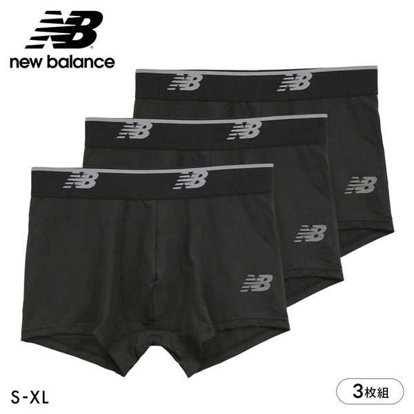 ニューバランス New Balance メッシュ ボクサーパンツ 3枚組 メンズ アンダーウェア