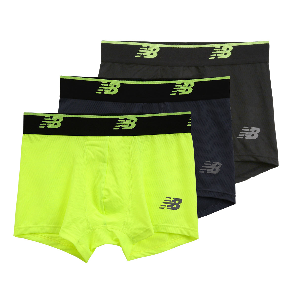 ニューバランス New Balance メッシュ ボクサーパンツ 3枚組 メンズ アンダーウェア(AS-アソートSet-S)