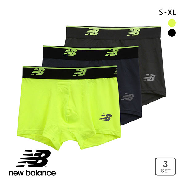 ニューバランス New Balance メッシュ ボクサーパンツ 3枚組 メンズ アンダーウェア