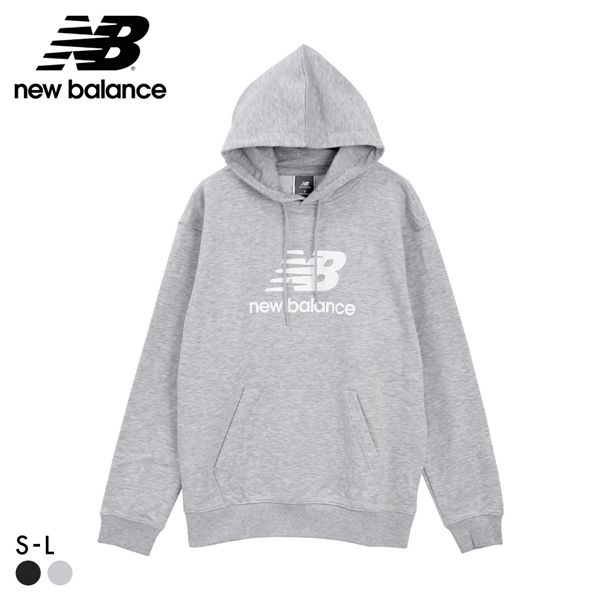 ニューバランス Essentials Stacked Logo スウェットフーディ メンズ New Balance スポーツ