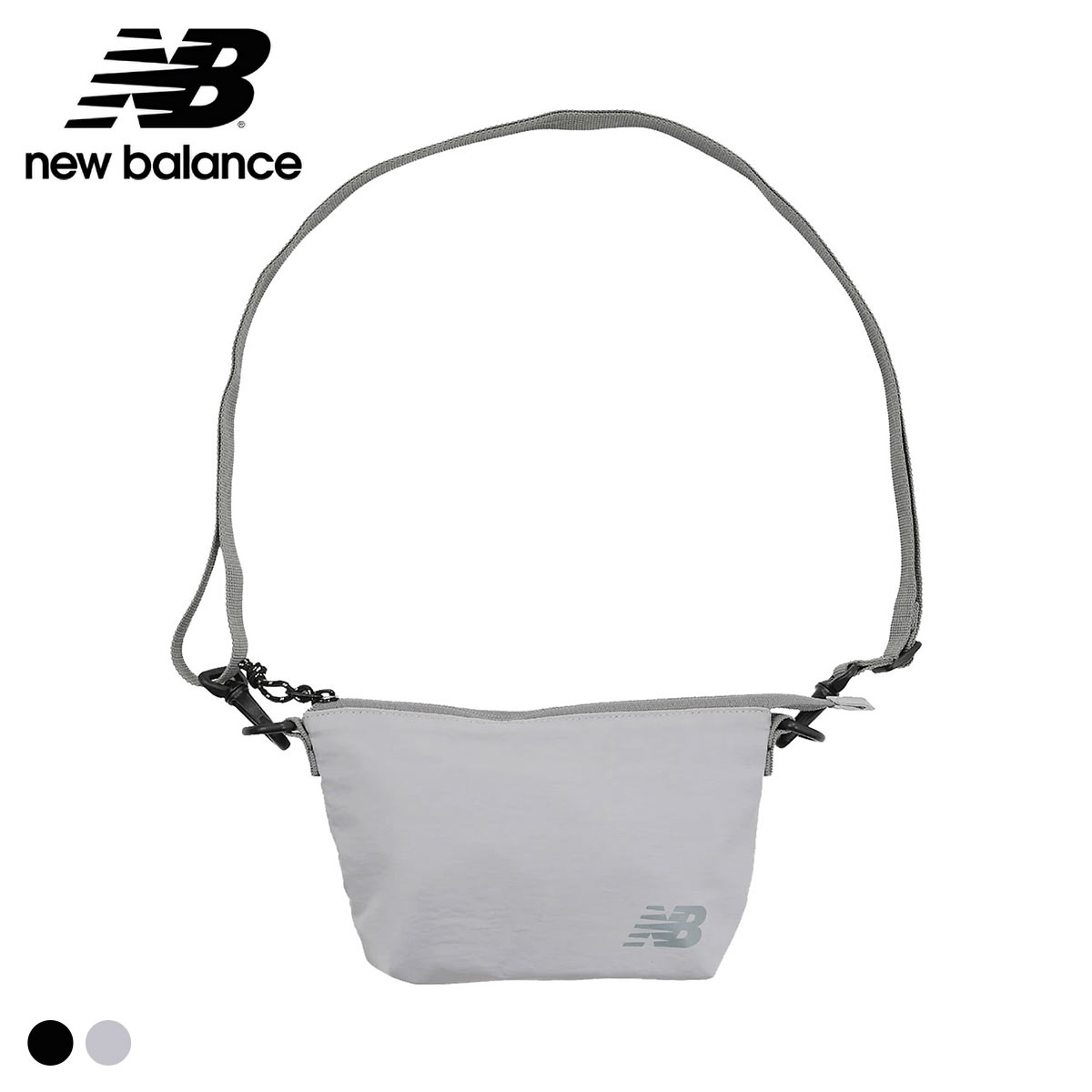 ニューバランス Sacosh サコッシュ メンズ レディース バッグ 男女兼用 New Balance(GY-グレー-Free)