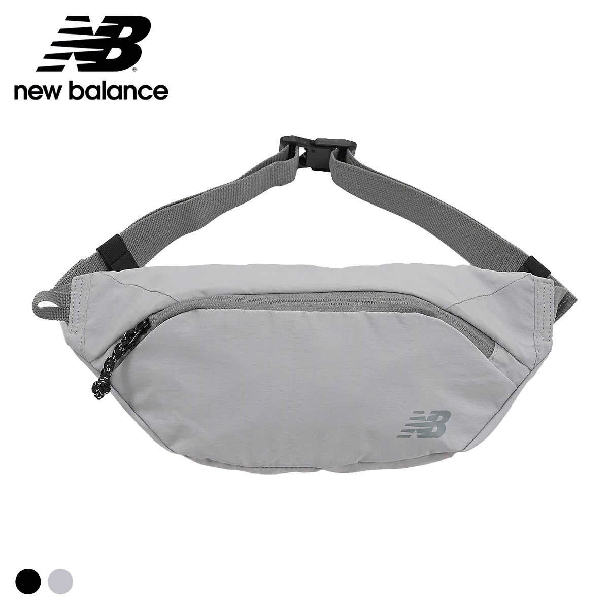 ニューバランス Waist Bag Medium ウエストバッグ メンズ レディース バッグ 男女兼用 New Balance(GY-グレー-Free)