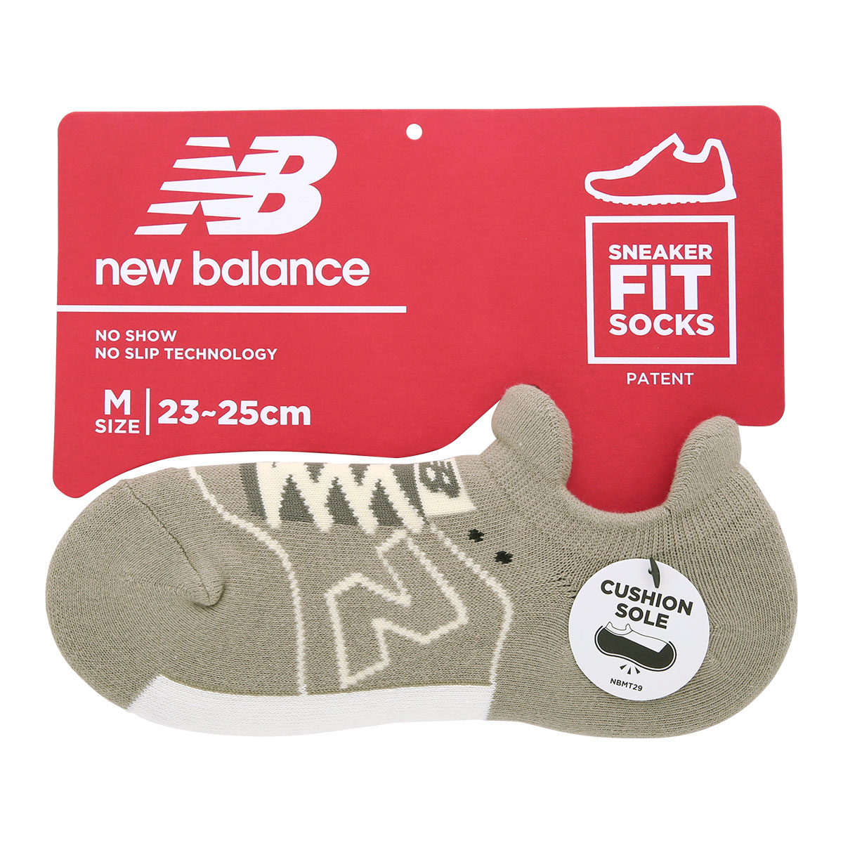 ニューバランス New Balance スニーカー柄 パイルソックス メンズ レディース 23-25cm 25-27cm 27-29cm(GY-グレー-23-25cm)