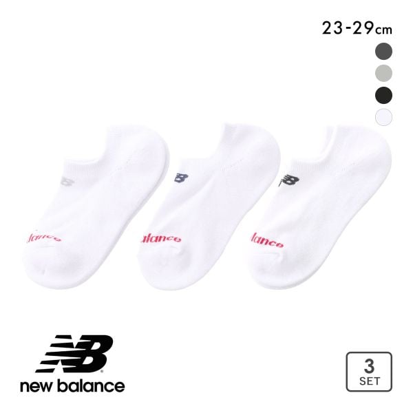 ニューバランス スニーカーレングス ソックス 3足セット メンズ レディース 靴下 23-25cm 25-27cm 27-29cm ユニセックス New Balance