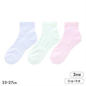 ナイキ エブリデイ クッション ショート丈 ソックス 3足組 靴下 メンズ レディース SX7667 23-25cm 25-27cm NIKE