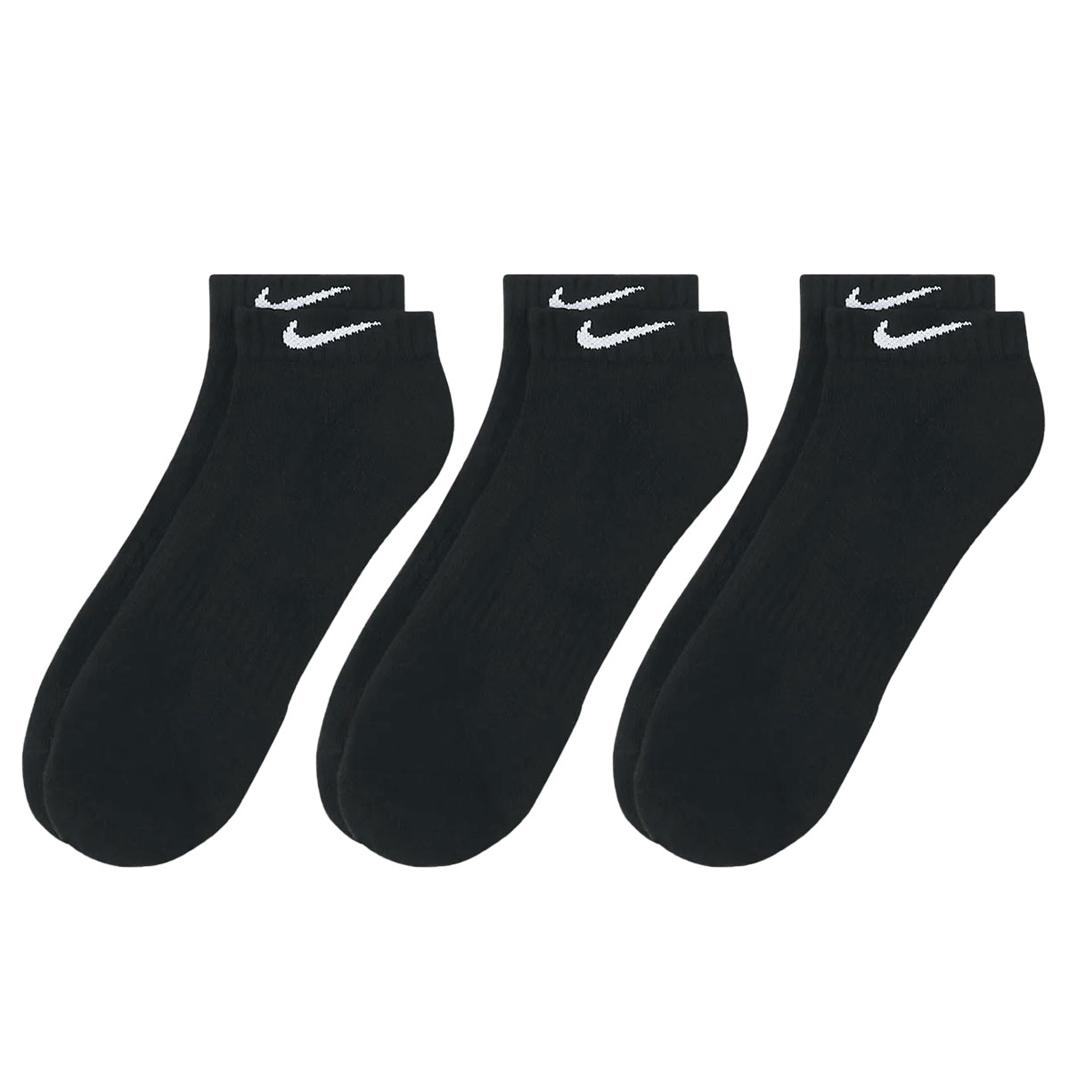 ナイキ NIKE エブリデイ クッション ロー ソックス 3足組 靴下 メンズ レディース SX7670 21-23cm 23-25cm 25-27cm 27-29cm(Set-21-23cm)