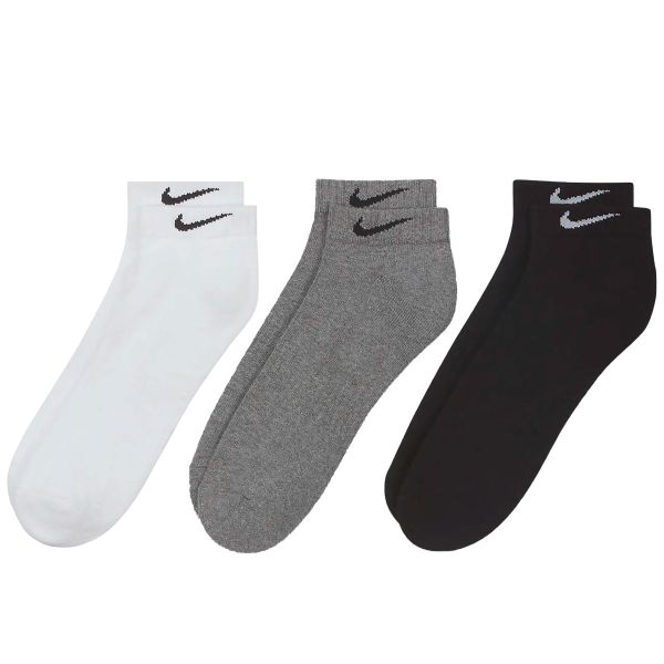 ナイキ NIKE エブリデイ クッション ロー ソックス 3足組 靴下 メンズ レディース SX7670 21-23cm 23-25cm 25-27cm 27-29cm