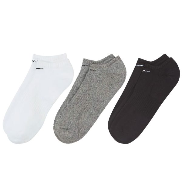 ナイキ NIKE エブリデイ クッション ノーショウ ソックス 3足組 靴下 メンズ レディース SX7673 21-23cm 23-25cm 25-27cm 27-29cm