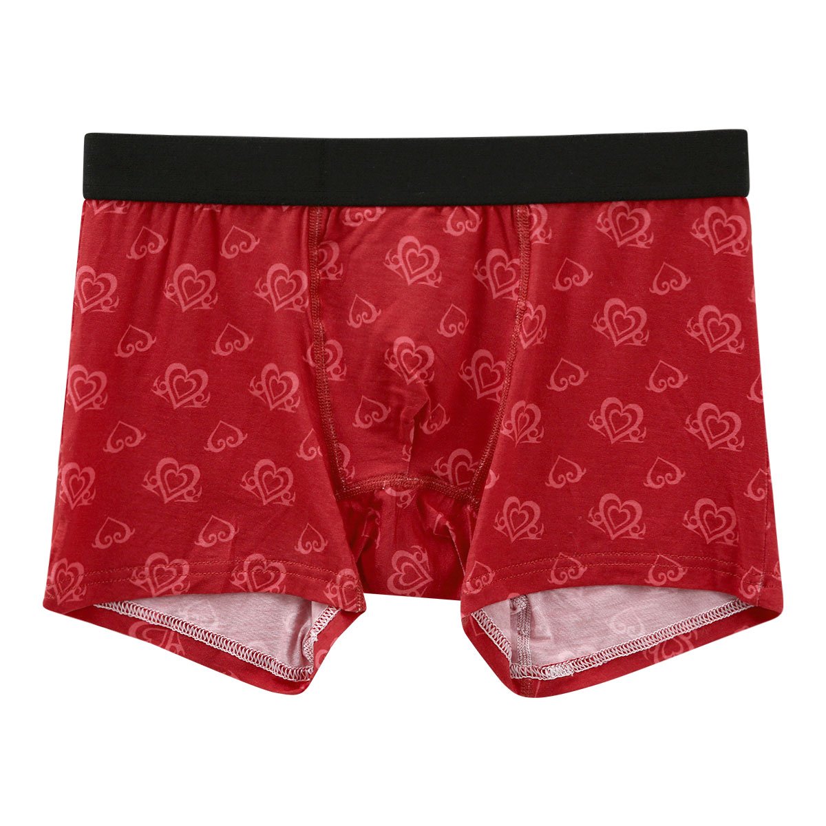 キュート Qu-te オールジェンダー ボクサーパンツ 前とじ メンズ レディース キッズ ジュニア ユニセックス SS S M L(RE-レッド-SS)