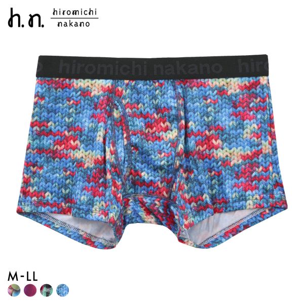 ヒロミチナカノ hiromichinakano 転写プリント ボクサーパンツ メンズ 前あき M L LL