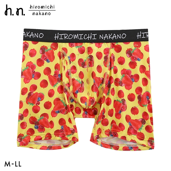 ヒロミチナカノ hiromichinakano 転写プリント ボクサーパンツ メンズ 前あき M L LL