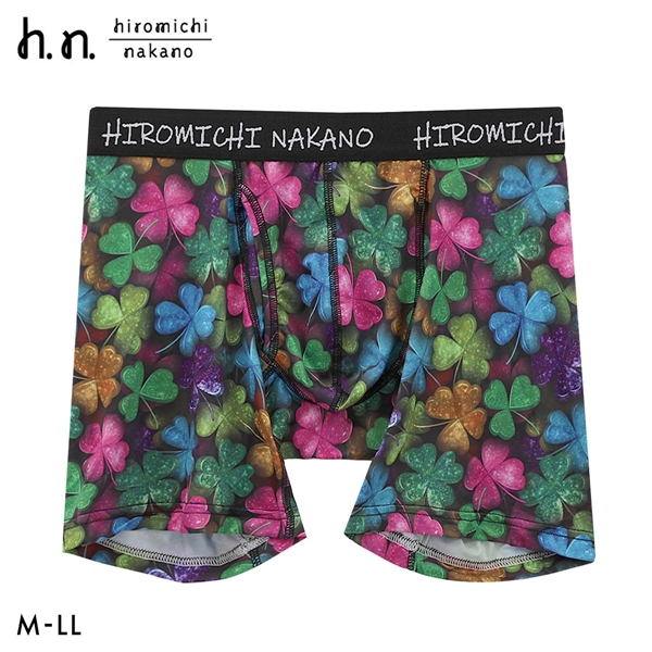 ヒロミチナカノ hiromichinakano 転写プリント ボクサーパンツ メンズ 前あき M L LL