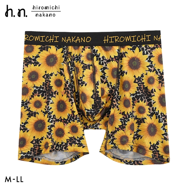 ヒロミチナカノ hiromichinakano 転写プリント ボクサーパンツ メンズ 前あき M L LL