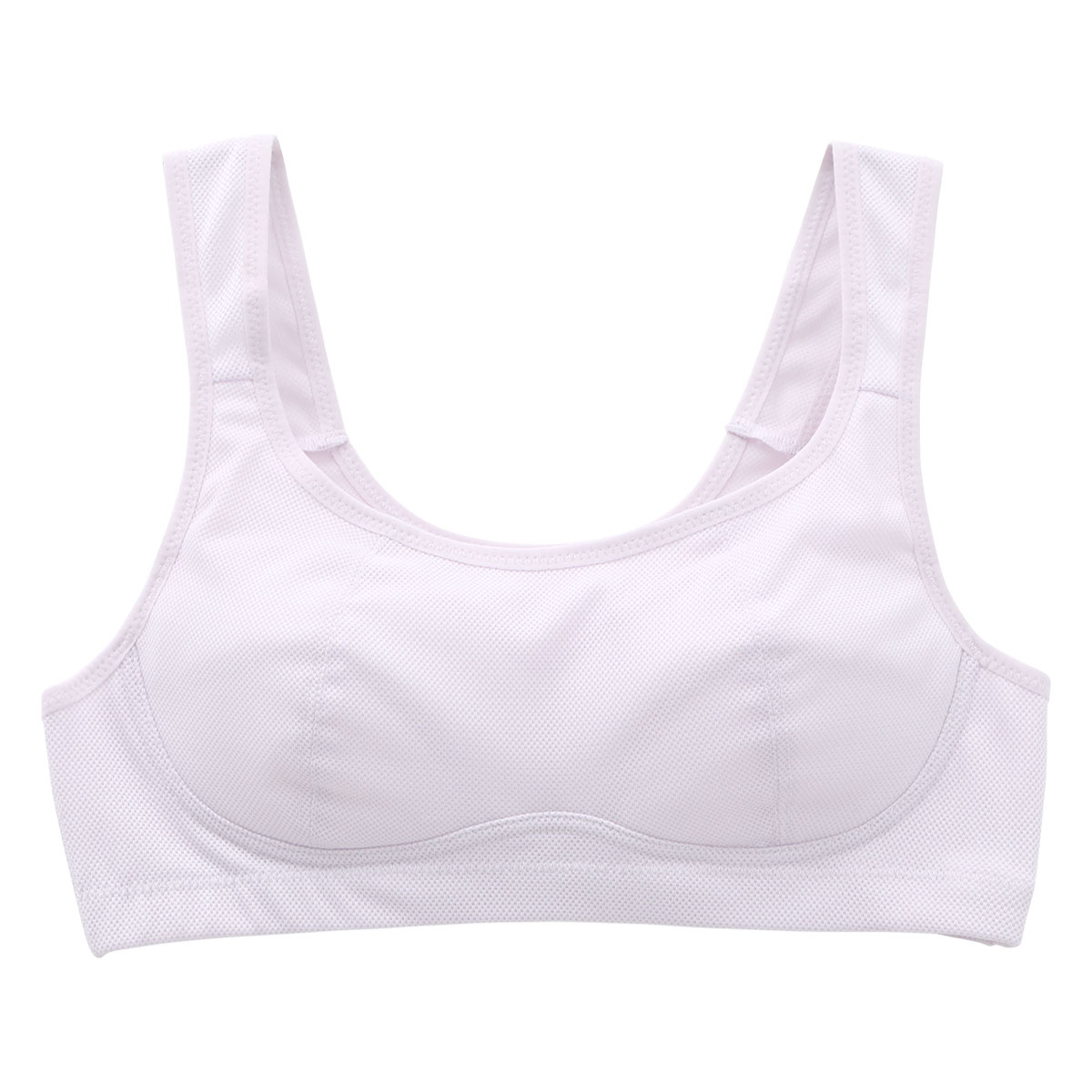 Sporty Fit Bra スポーティフィットブラ 吸水速乾 上胸押さえ スポーツブラ ハーフトップブラ 単品(LV-ラベンダー-S)