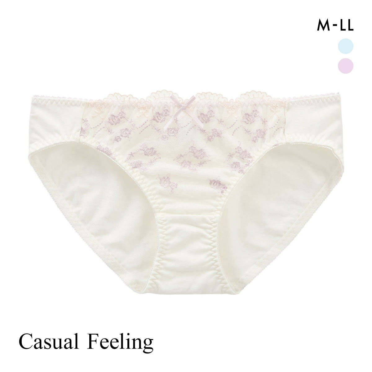 カジュアルフィーリング ブーケチュール ペアショーツ レディース ノーマルショーツ スタンダード Casual Feeling(LV-ラベンダー-M)