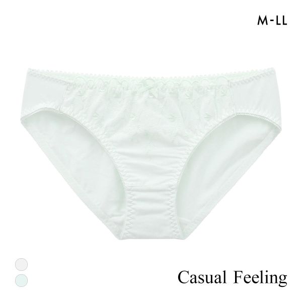 カジュアルフィーリング コットンレース ペアショーツ レディース ノーマルショーツ スタンダード Casual Feeling OW MI