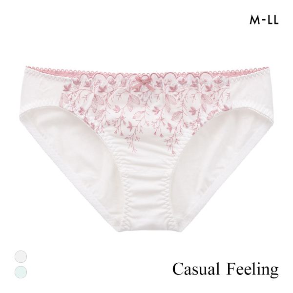 カジュアルフィーリング コットンレース ペアショーツ レディース ノーマルショーツ スタンダード Casual Feeling OW MI