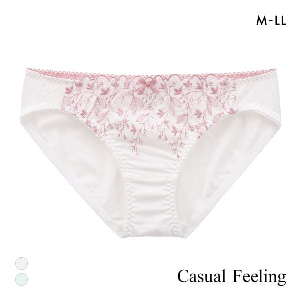 カジュアルフィーリング コットンレース ペアショーツ レディース ノーマルショーツ スタンダード Casual Feeling OW MI