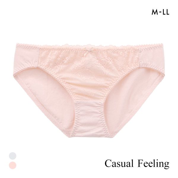 カジュアルフィーリング ラッセルレース ペアショーツ レディース ノーマルショーツ スタンダード Casual Feeling