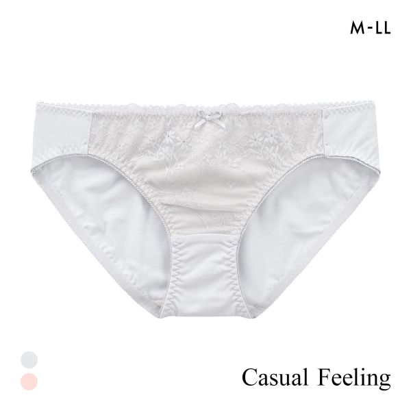 カジュアルフィーリング ラッセルレース ペアショーツ レディース ノーマルショーツ スタンダード Casual Feeling