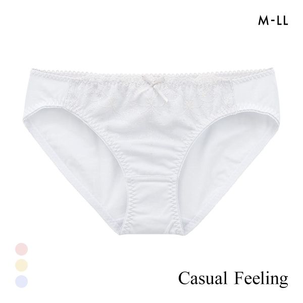 カジュアルフィーリング シフォン刺繍レース ペアショーツ レディース ノーマルショーツ スタンダード Casual Feeling