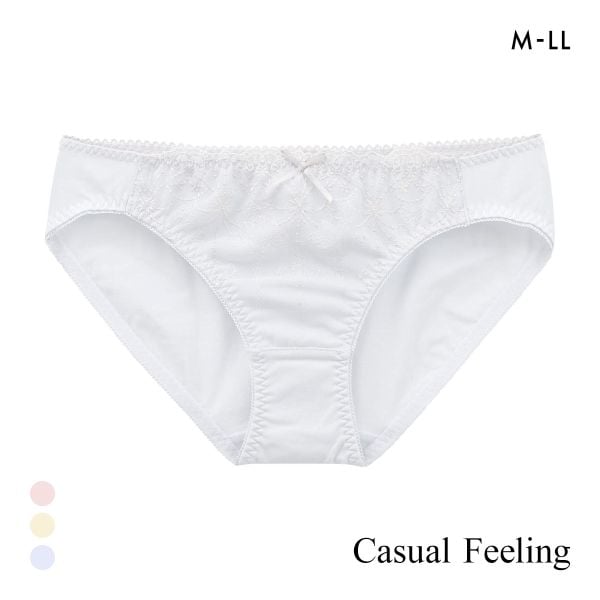 カジュアルフィーリング シフォン刺繍レース ペアショーツ レディース ノーマルショーツ スタンダード Casual Feeling