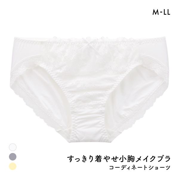 すっきり着やせブラ ペアショーツ レディース スタンダード ノーマル M L LL 大きいサイズ