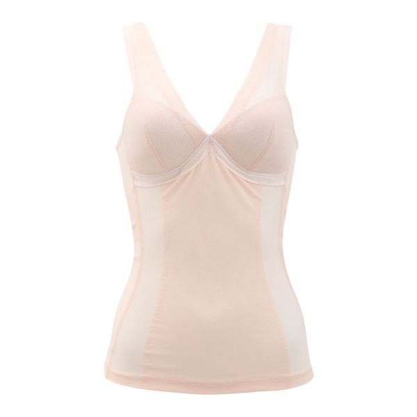 下からはけるブラシェイパー ボディシェイパー タンクトップ モールドカップ ノンワイヤー ブラトップ 補正下着