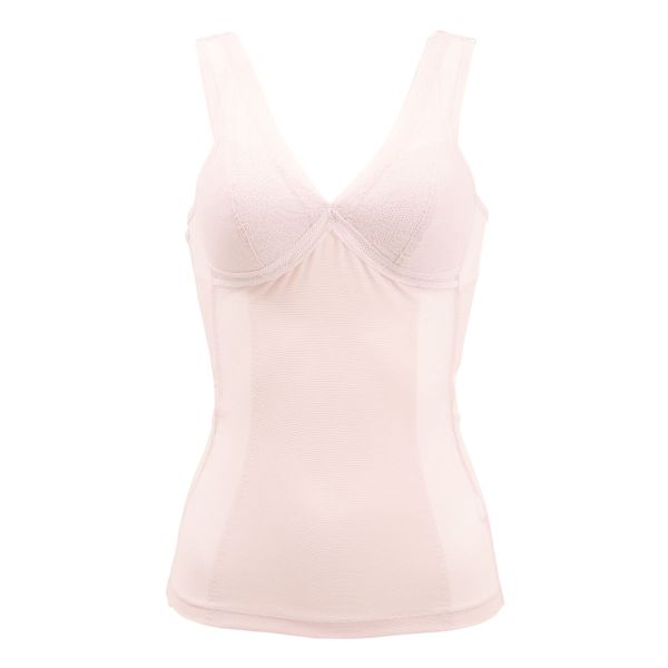 下からはけるブラシェイパー ボディシェイパー タンクトップ モールドカップ ノンワイヤー ブラトップ 補正下着