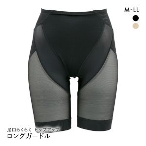 足口らくらく ヒップアップ パワーネット ロングガードル レディース 補正