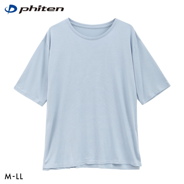 ファイテン phiten アクアチタン採用 ルームTシャツ レディース 半袖 ルームウェア リラックス