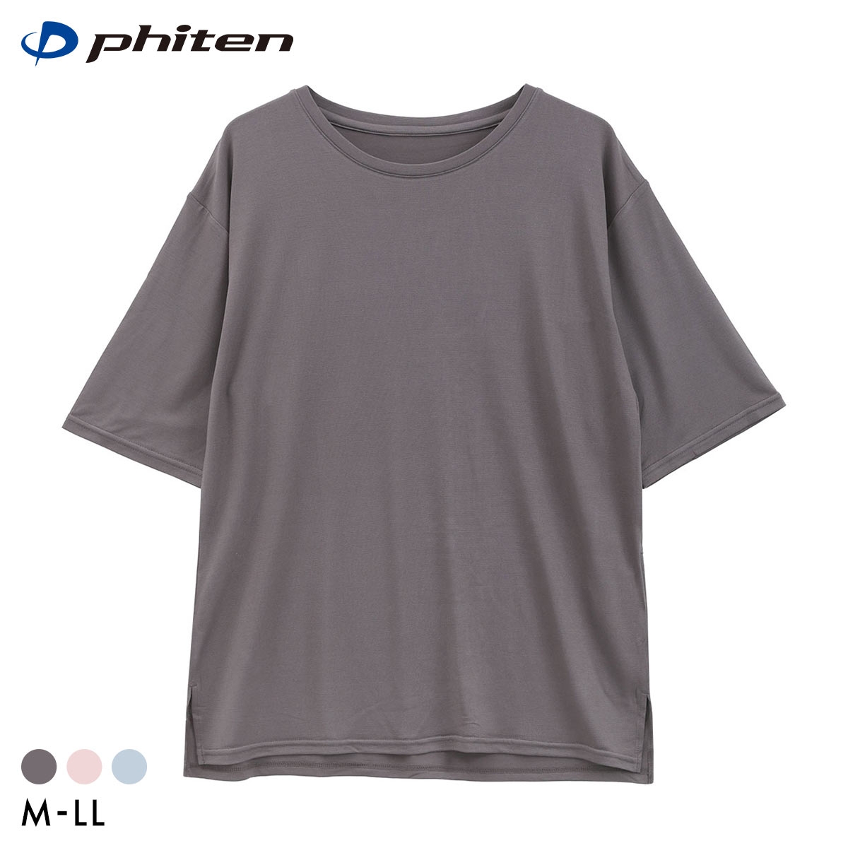 ファイテン phiten アクアチタン採用 ルームTシャツ レディース 半袖 ルームウェア リラックス