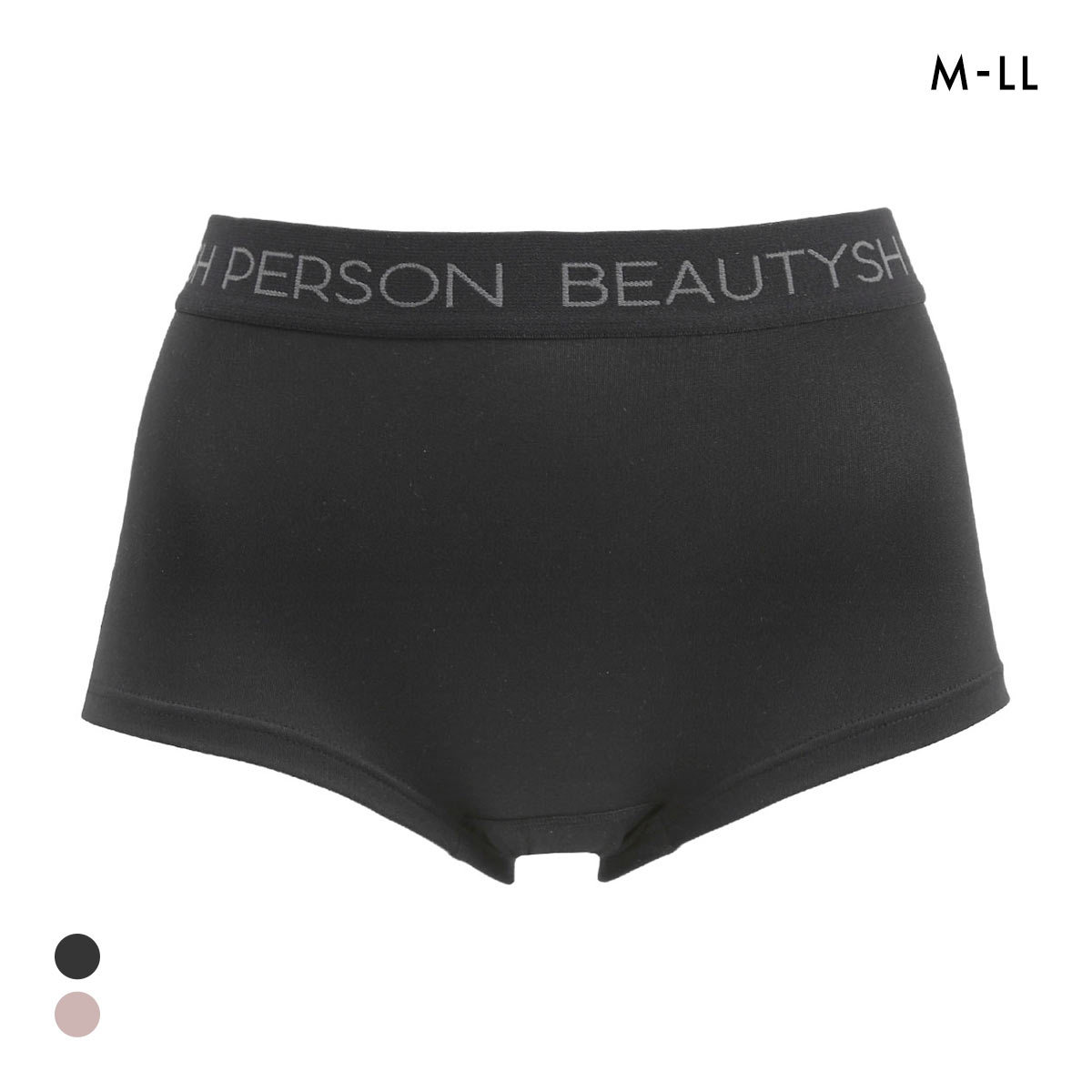 BEAUTY PERSON ボクサーショーツ レディース 吸水速乾(BK-ブラック-M)