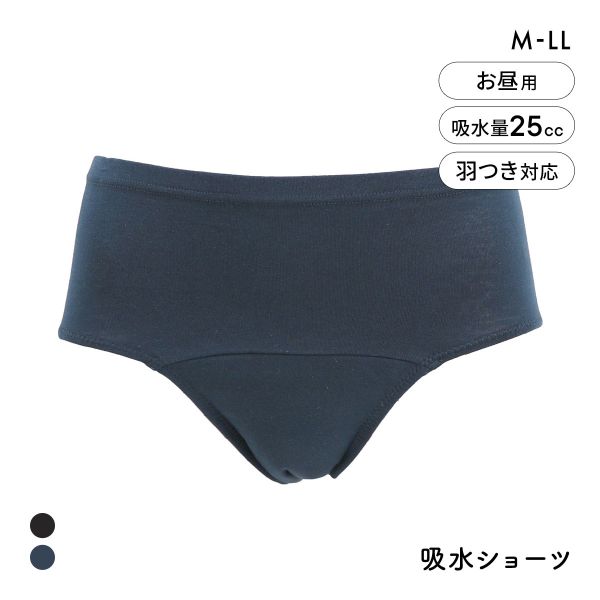 アッ！モーレ 吸水ショーツ 約25cc対応 抗菌防臭 軽失禁 尿モレ 羽根つき対応 フェムテック