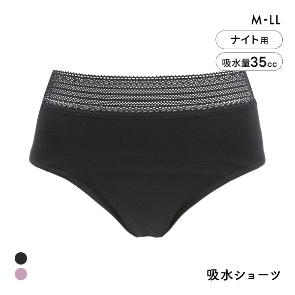 アッ！モーレ 夜用 吸水ショーツ 約35cc対応 抗菌防臭 軽失禁 尿モレ 羽根つき対応 フェムテック