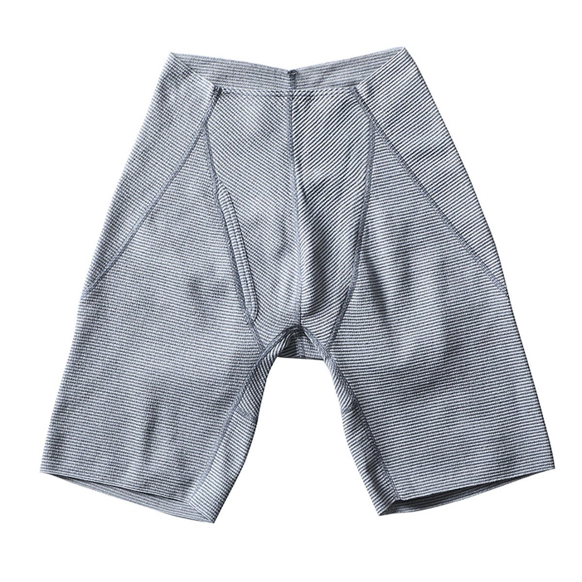 シドー SIDO しめ知らず ウエストゴムなし 包帯パンツ 前開き 両ヘム エキストラロング ボクサーパンツ メンズ HOHTAI PANTS(GY-グレー-LL)