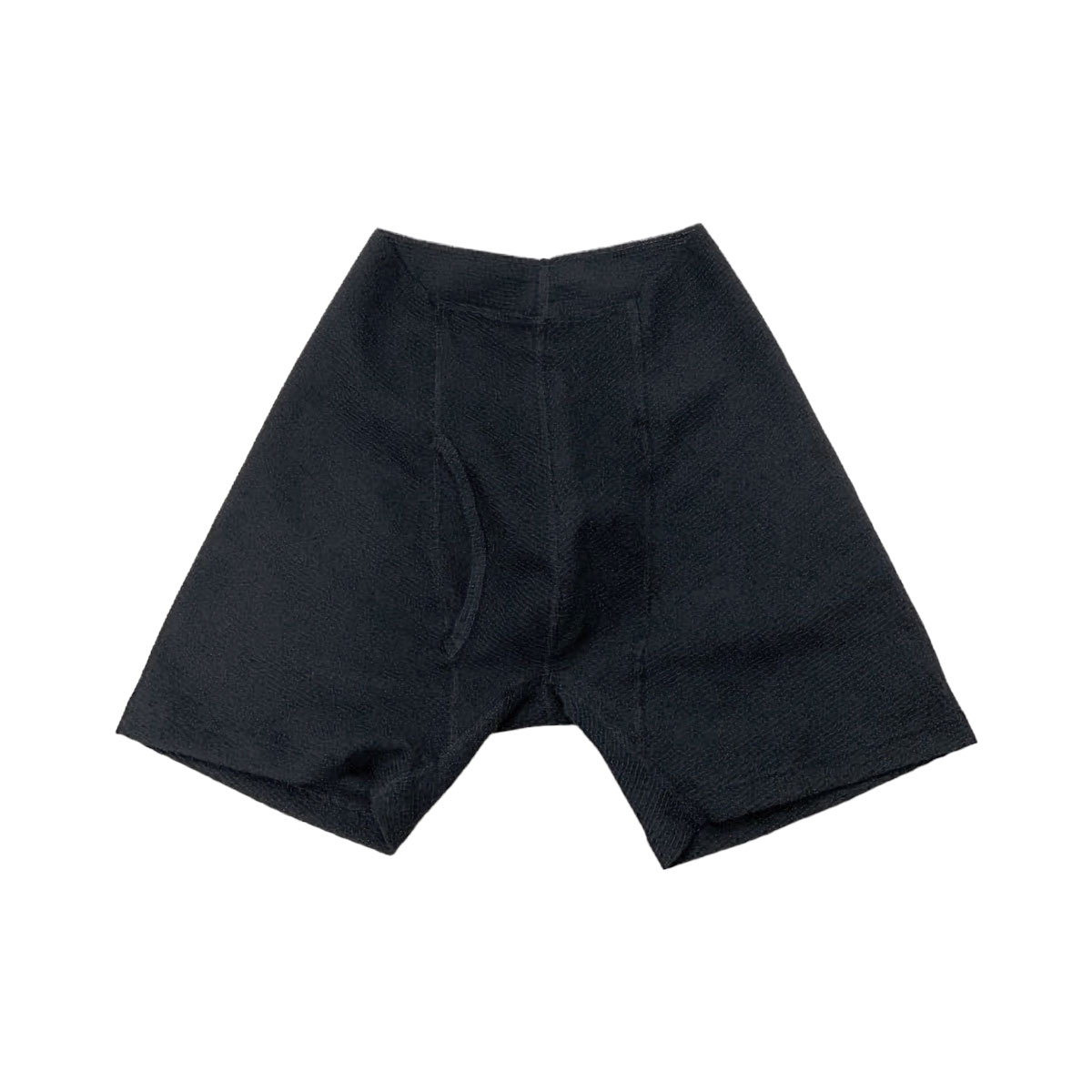 シドー SIDO HOHTAI PANTS ウエストゴムなし 包帯パンツ ヘム ロングボクサーパンツ メンズ 前開き 黒(BK-ブラック-M)