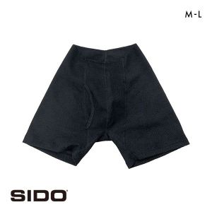 シドー SIDO HOHTAI PANTS ウエストゴムなし 包帯パンツ ヘム ロングボクサーパンツ メンズ 前開き 黒