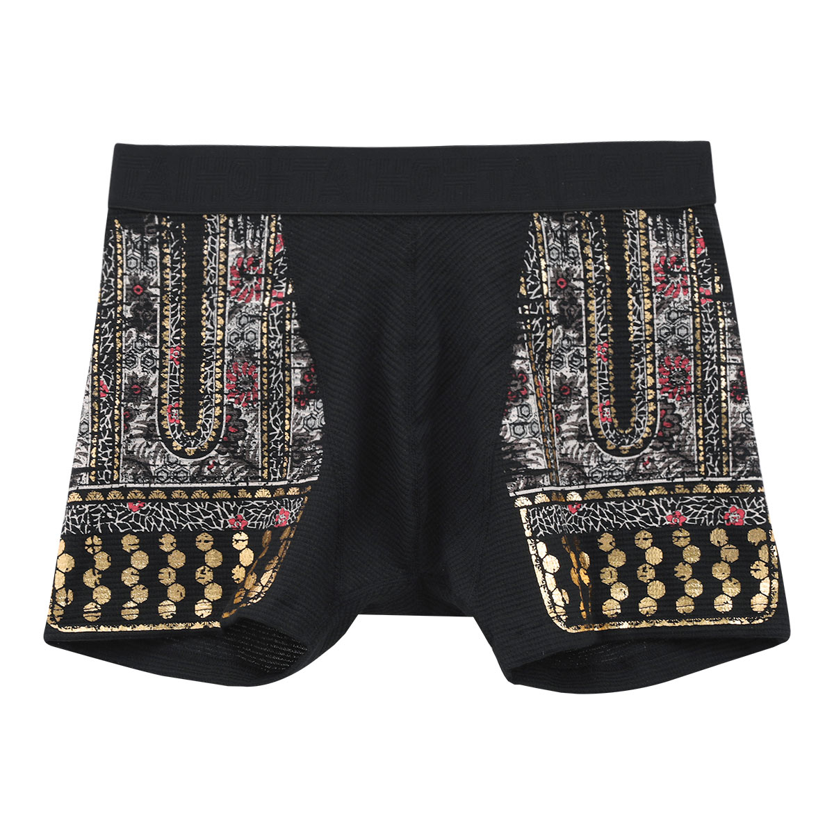 HOHTAI プレミアム 甲冑パンツ SAMURAI ショートボクサー メンズ 包帯パンツ ボクサーパンツ シドー SIDO 志道 前閉じ(WH-ホワイト-M)