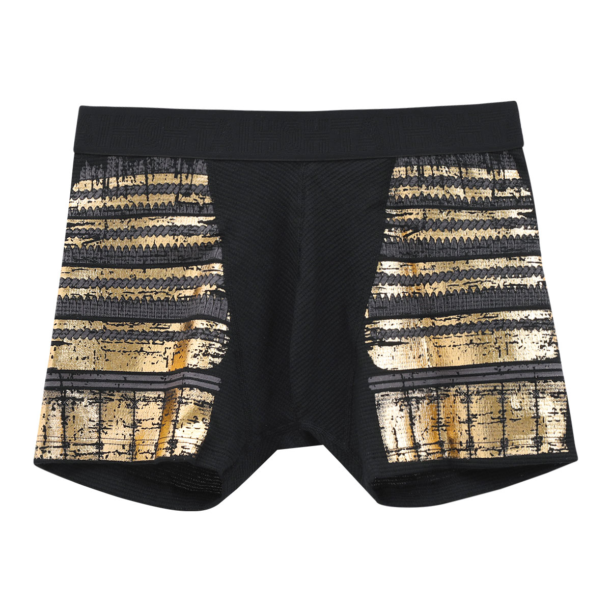 HOHTAI プレミアム 甲冑パンツ SAMURAI ショートボクサー メンズ 包帯パンツ ボクサーパンツ シドー SIDO 志道 前閉じ(GL-ゴールド-M)