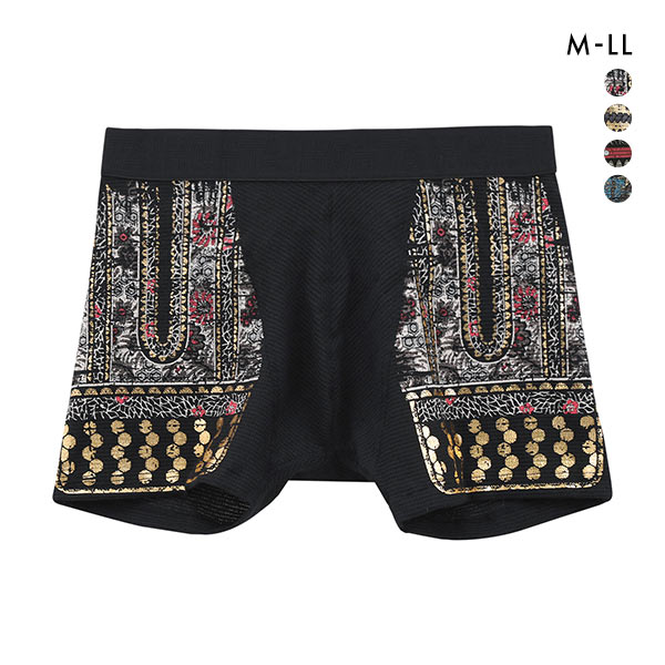 HOHTAI プレミアム 甲冑パンツ SAMURAI ショートボクサー メンズ 包帯パンツ ボクサーパンツ シドー SIDO 志道 前閉じ