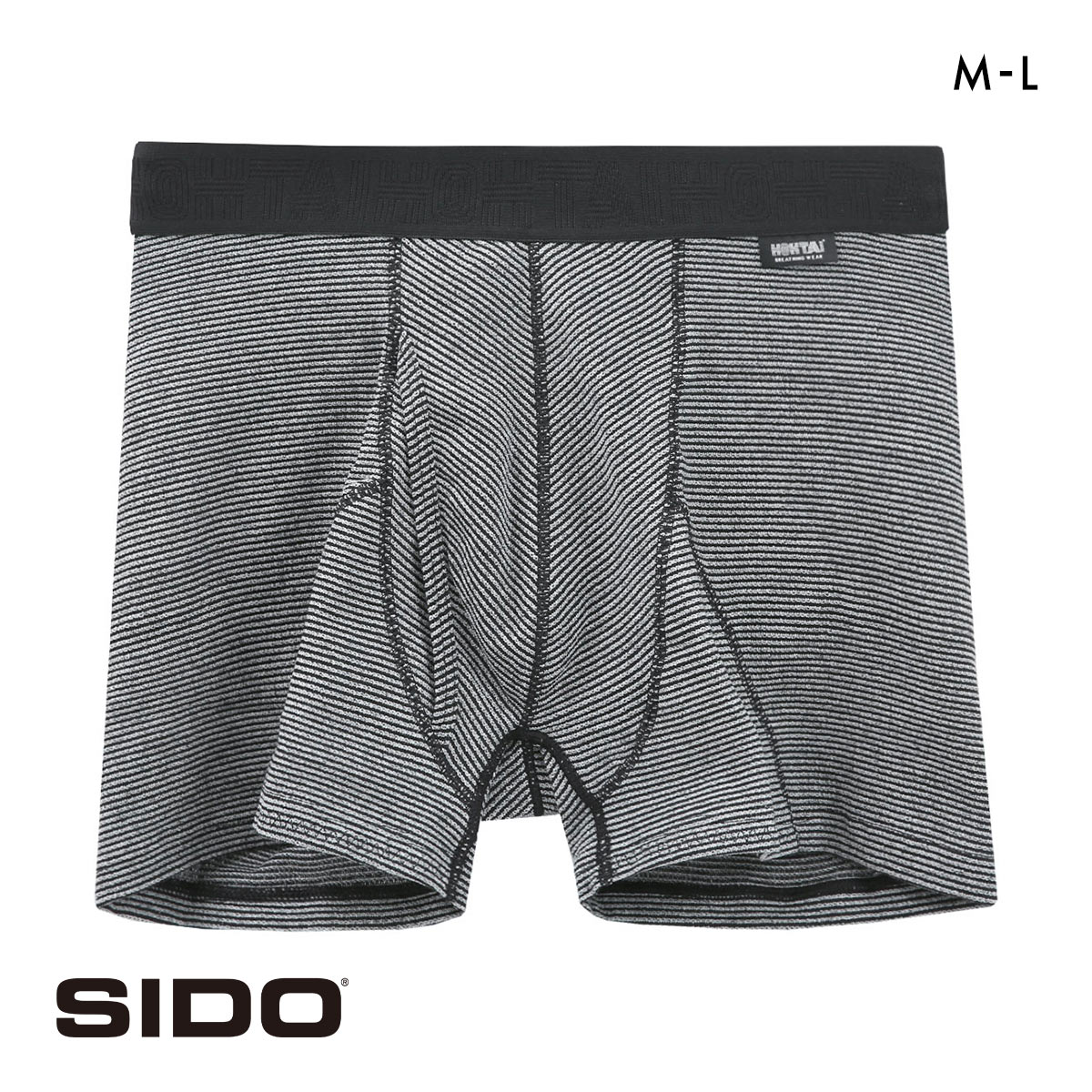 シドー HOHTAI PANTS 包帯パンツ CHOROTTO 軽失禁パンツ 前あき ボクサーパンツ メンズ SIDO(BK-ブラック-M)