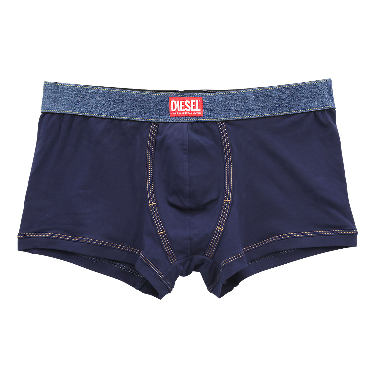 ディーゼル DIESEL MENS UMBX-DAMIEN ボクサーパンツ メンズ 前とじ コットンストレッチ(NV-ネイビー-M)