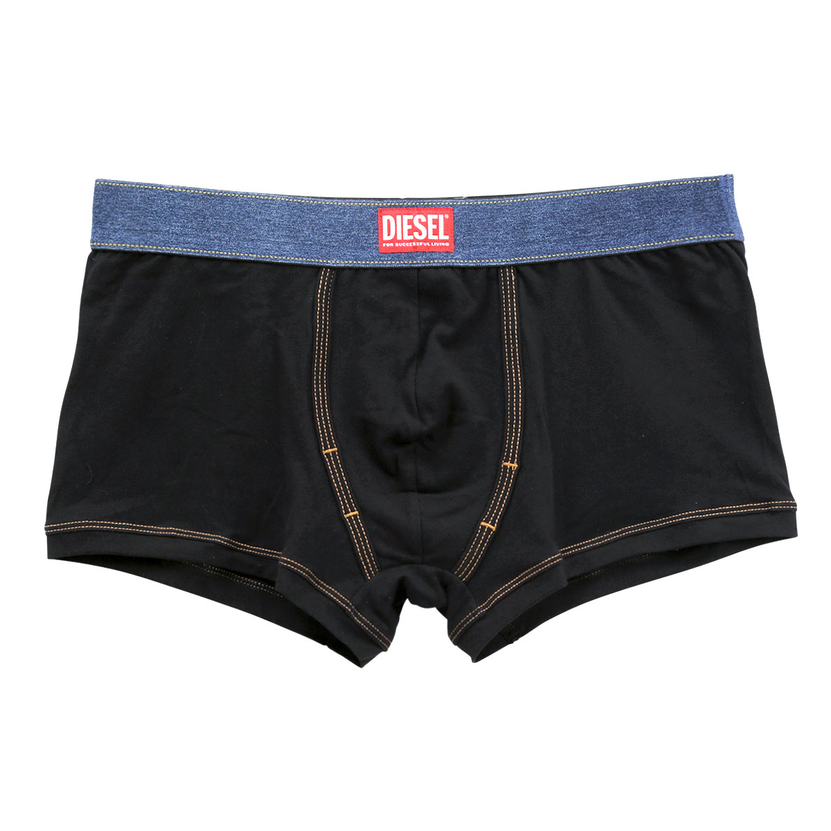 ディーゼル DIESEL MENS UMBX-DAMIEN ボクサーパンツ メンズ 前とじ コットンストレッチ(BK-ブラック-M)