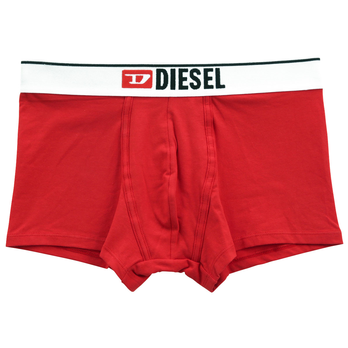ディーゼル DIESEL MENS UMBX-DAMIEN ボクサーパンツ メンズ 前とじ コットンストレッチ(RE-レッド-M)