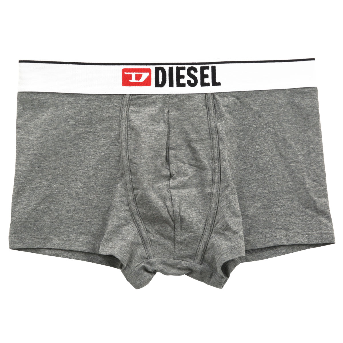 ディーゼル DIESEL MENS UMBX-DAMIEN ボクサーパンツ メンズ 前とじ コットンストレッチ(GY-グレー-M)