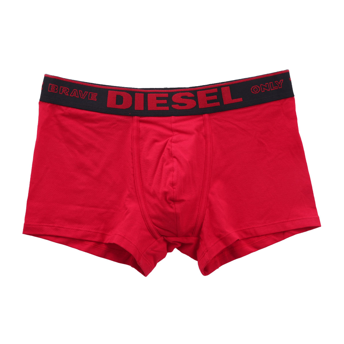 ディーゼル DIESEL MENS UMBX-DAMIEN ボクサーパンツ メンズ 前とじ コットンストレッチ(RE-レッド-M)