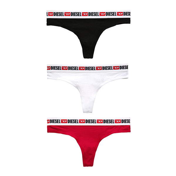 ディーゼル DIESEL WOMENS UFST-STARS-THREEPACK STRING Tバック ショーツ 3枚セット ウィメンズ 3P ソング アンダーウェア
